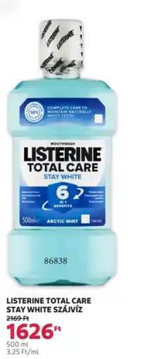 Listerine Total care stay white szájvíz