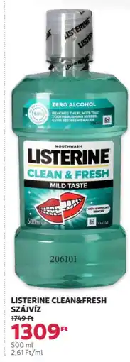 Rossmann Listerine Clean&fresh szájvíz ajánlat