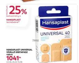 Rossmann Hansaplast universal vízálló sebtapasz ajánlat