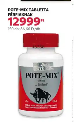 Rossmann Pote-mix tabletta férfiaknak ajánlat