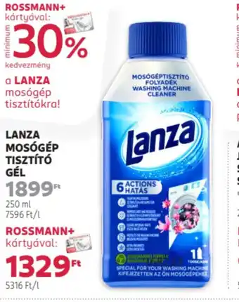 Rossmann Lanza Mosógép tisztító gél ajánlat