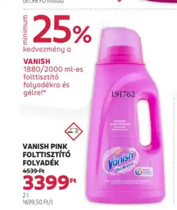 Rossmann Vanish pink folttisztító folyadék ajánlat