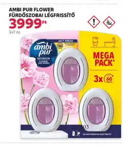 Rossmann Ambi pur Flower fürdőszobai légfrissítő ajánlat