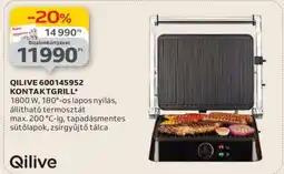 Auchan QILIVE 600145952 KONTAKTGRILL ajánlat