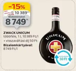 Auchan Zwack Unicum ajánlat