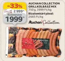 Auchan AUCHAN COLLECTION GRILLKOLBÁSZ MIX ajánlat