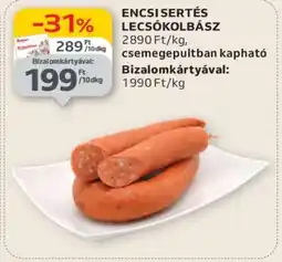 Auchan ENCSI SERTÉS LECSÓKOLBÁSZ ajánlat
