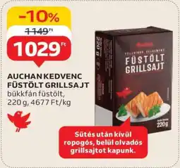 Auchan AUCHAN KEDVENC FÜSTÖLT GRILLSAJT ajánlat