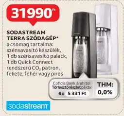 Auchan SodaStream Terra Szódagép ajánlat