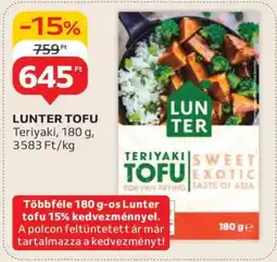 Auchan Lunter Tofu ajánlat