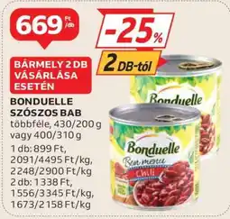 Auchan Bonduelle szószos bab ajánlat