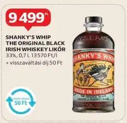 Auchan Shanky's Whip The Original Black Irish Whiskey Likőr ajánlat