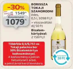 Auchan Borissza Tokaji Szamorodni ajánlat