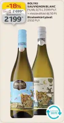 Auchan BOLYKI SAUVIGNON BLANC ajánlat