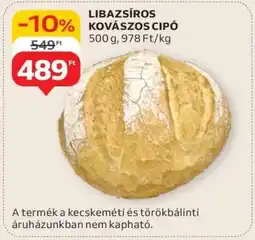 Auchan LIBAZSÍROS KOVÁSZOS CIPÓ ajánlat