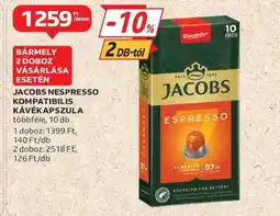 Auchan Jacobs Nespresso Kompatibilis Kávékapszula ajánlat