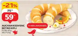 Auchan AUCHAN KEDVENC RETRO KIFLI ajánlat