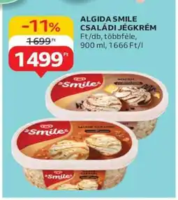 Auchan Algida Smile Családi Jégkrém ajánlat