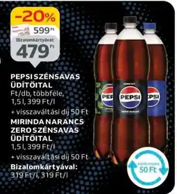 Auchan Pepsi szénsavas üdítőital ajánlat
