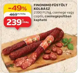 Auchan FINONIMO FÜSTÖLT KOLBÁSZ ajánlat