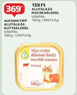 Auchan ALUTÁLKÁS MACSKAELEDEL ajánlat