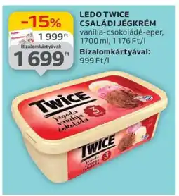 Auchan LEDO TWICE CSALÁDI JÉGKRÉM ajánlat