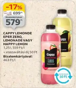 Auchan Cappy Lemonade ajánlat
