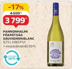 Auchan Pannonhalmi Főapátság Sauvignon Blanc ajánlat