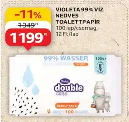 Auchan Violeta 99% víz nedves toalettpapír ajánlat