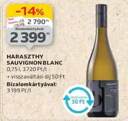Auchan Haraszthy Sauvignon Blanc ajánlat