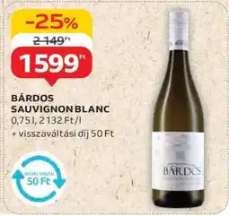 Auchan BÁRDOS SAUVIGNON BLANC ajánlat
