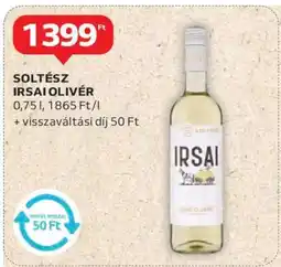 Auchan Soltész Irsai Olivér ajánlat