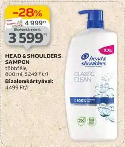 Auchan HEAD & SHOULDERS Sampon ajánlat