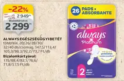 Auchan ALWAYS EGÉSZSÉGÜGYI BETÉT ajánlat