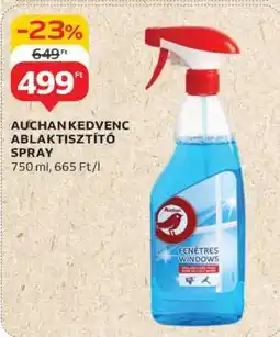 Auchan AUCHAN KEDVENC ABLAKTISZTÍTÓ SPRAY ajánlat