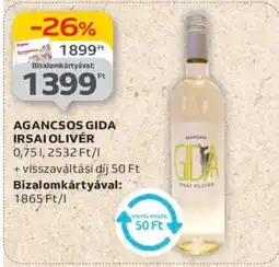 Auchan AGANCSOS GIDA IRSAI OLIVÉR ajánlat