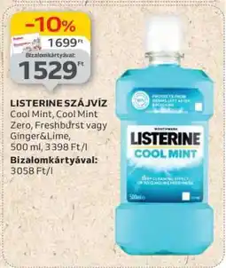 Auchan LISTERINE Szájvíz ajánlat