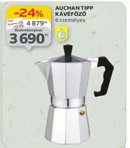 Auchan AUCHAN TIPP KÁVÉFŐZŐ ajánlat