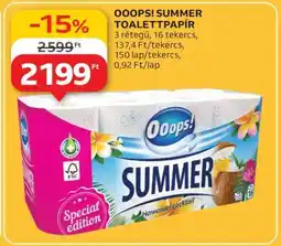 Auchan OOOPS! Summer toalettpapír ajánlat