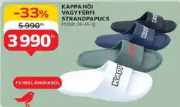 Auchan KAPPA NŐI VAGY FÉRFI STRANDPAPUCS ajánlat