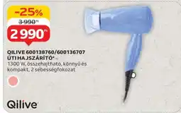 Auchan QILIVE 600138760/600136707 ÚTI HAJSZÁRÍTÓ ajánlat