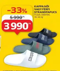 Auchan KAPPA NŐI VAGY FÉRFI STRANDPAPUCS ajánlat