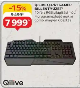 Auchan QILIVE Q3761 GAMER BILLENTYŰZET ajánlat