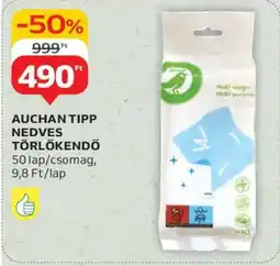 Auchan Auchan Tipp Nedves Törlőkendő ajánlat