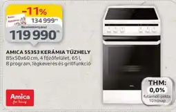 Auchan AMICA 55353 KERÁMIA TŰZHELY ajánlat