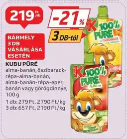 Auchan KUBU PŰRÉ ajánlat
