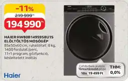 Auchan HAIER HW80B14959S8U1S ELÖLTÖLTŐS MOSÓGÉP ajánlat
