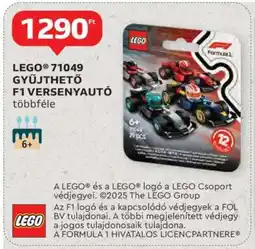 Auchan LEGO 71049 GYŰJTHETŐ F1 VERSENYAUTÓ ajánlat