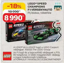 Auchan LEGO SPEED CHAMPIONS F1 VERSENYAUTÓ ajánlat