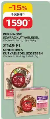 Auchan PURINA ONE SZÁRAZ KUTYAELŐ ajánlat